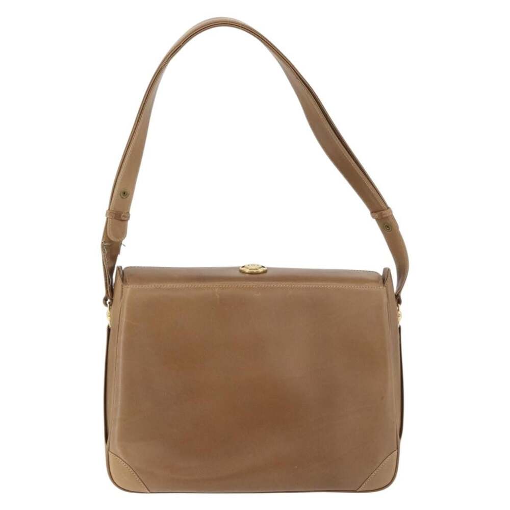 Gucci Leather Shoulder Bag Brown